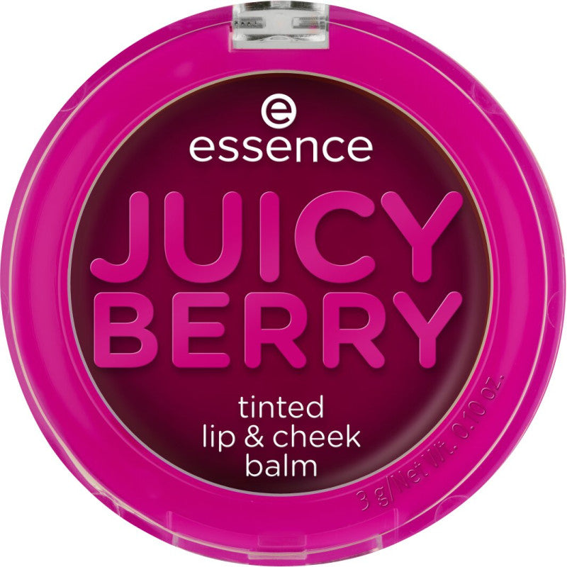 ESSENCE JUICY BERRY BALSAMO COLORATO LABBRA & GUANCE 3G