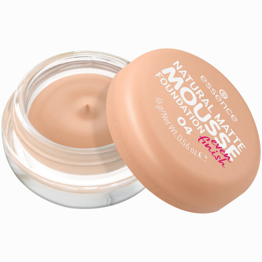 ESSENCE FONDOTINTA NATURAL MATTE MOUSSE FOUNDATION EVEN FINISH 16G 04