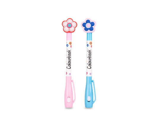 COLOURBOOK SECRET PEN FLOWER LUCE UV COLORI ASSORTITI