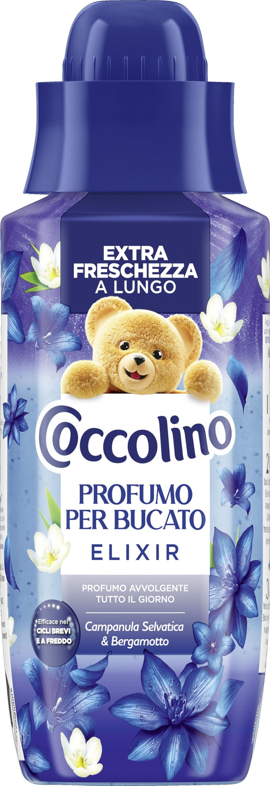 COCCOLINO PROFUMO PER BUCATO ELIXIR 342ML CAMPANULA SELVATICA & BERGAMOTTO