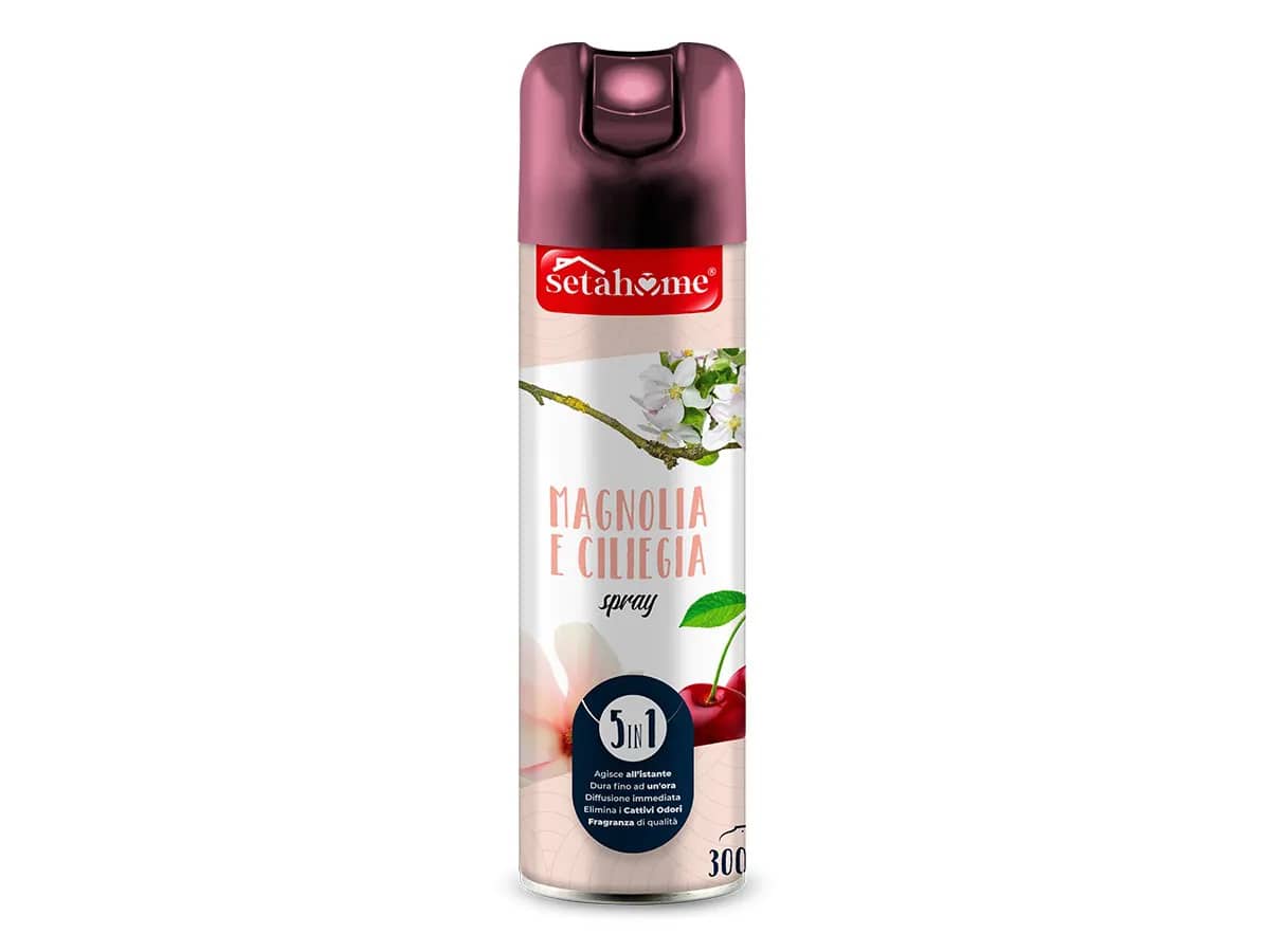 SETABLU HOME DEO AMBIENTI SPRAY 5IN1 300ML MAGNOLIA E CILIEGIA