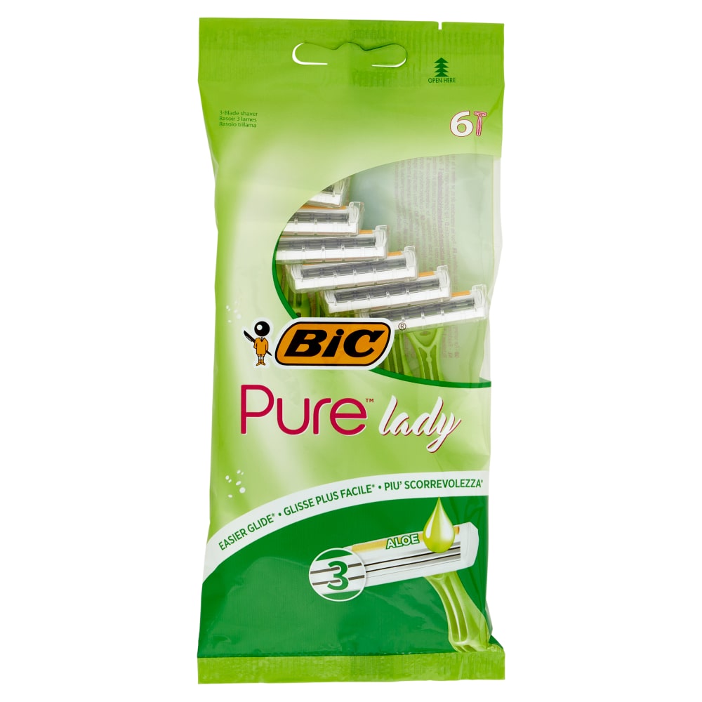 BIC RASOIO PURE LADY 3 LAME ALOE 6PZ