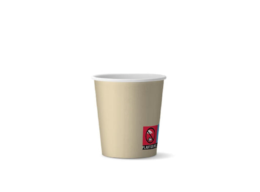 SETABLU BICCHIERINI CARTA 75ML 2,5oz 50PZ BEIGE