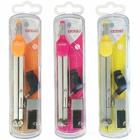 ARDA COMPASSO TECNICO FLUO CON ACCESSORI