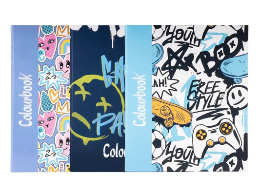 COLOURBOOK CARPETTA 4 ANELLI ABSTRACT DORSO 30 A4