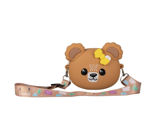 COLOURBOOK MINI BORSETTA IN SILICONE ALWAYS BAG TEDDY CON TRACOLLA