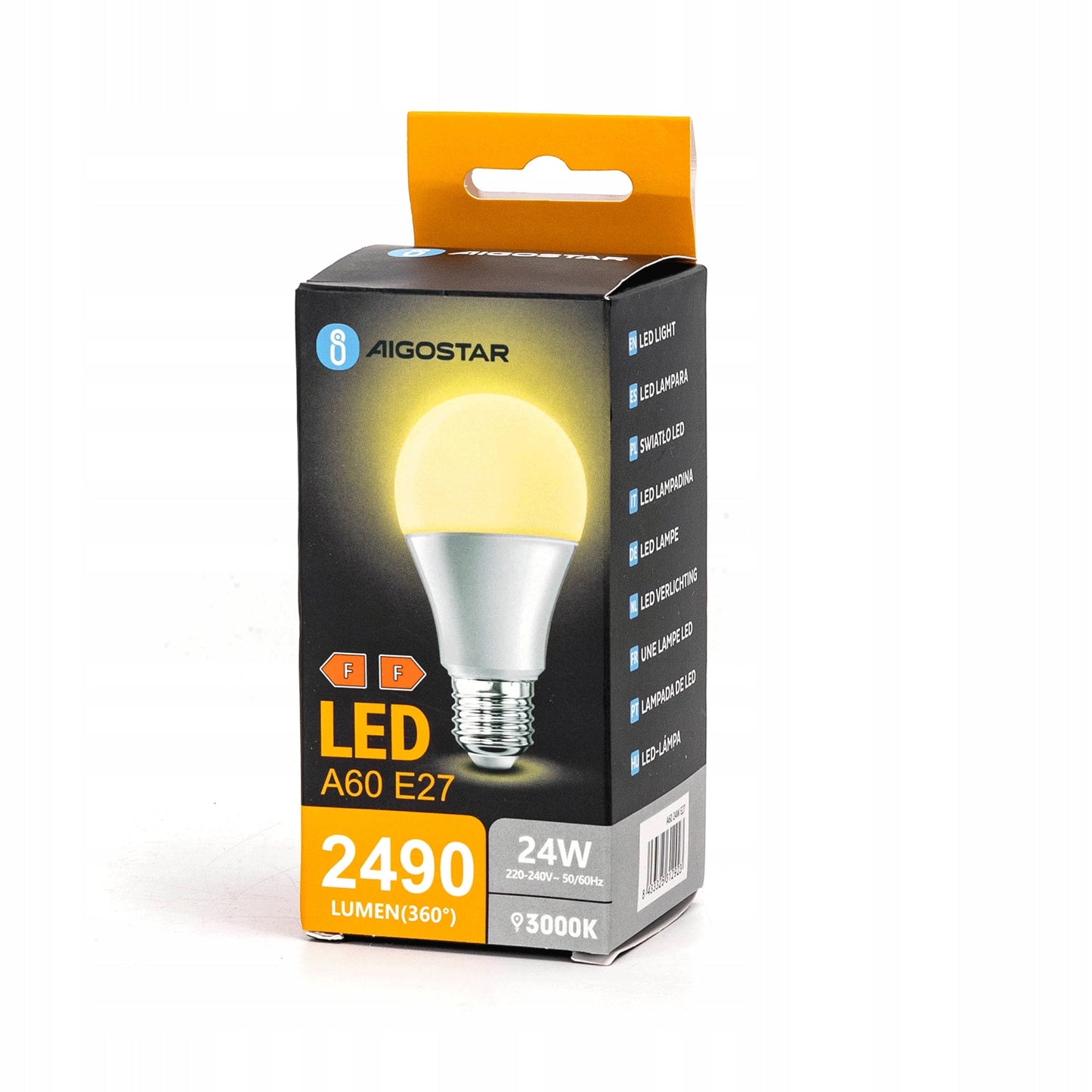 AIGOSTAR LED GOCCIA E27 24W 3000K 2490 LUMEN