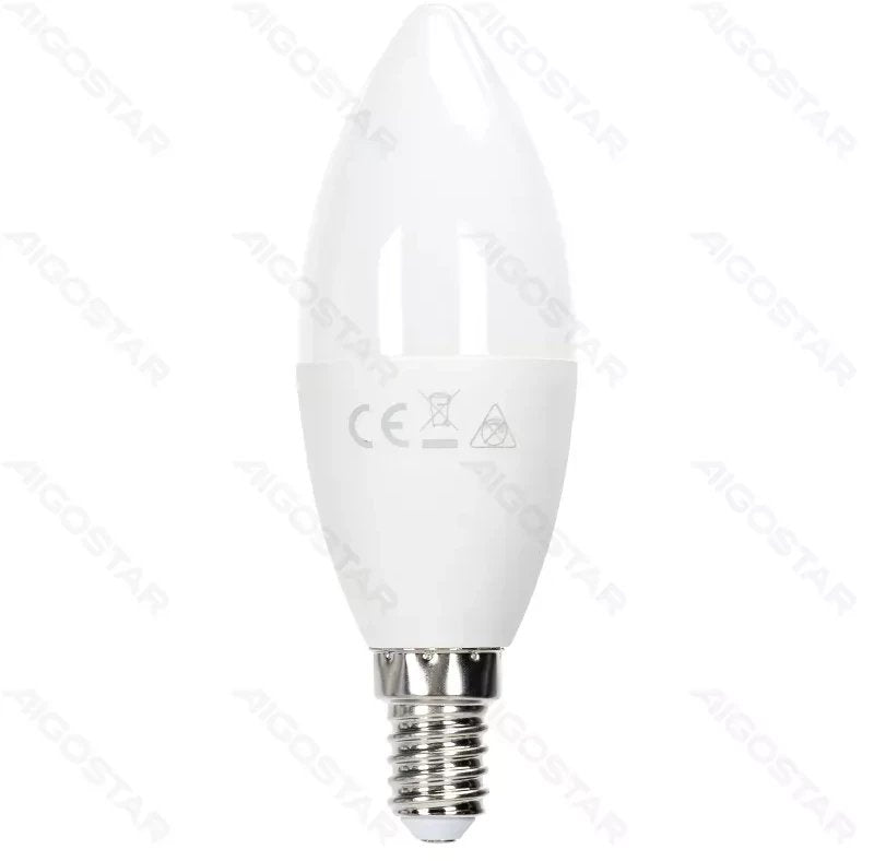 AIGOSTAR LED OLIVA E14 12W=1170 LUMEN 3000K