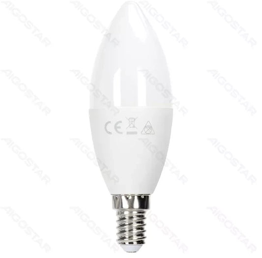 AIGOSTAR LED OLIVA E14 12W=1170 LUMEN 3000K