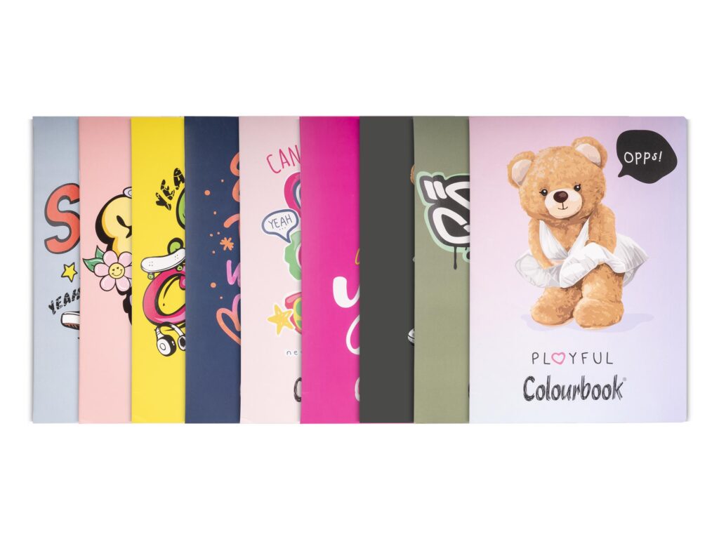 COLOURBOOK QUADERNO MAXI PLUS 96 PG +R 100GR RIGO C FUNNY AND BEARS