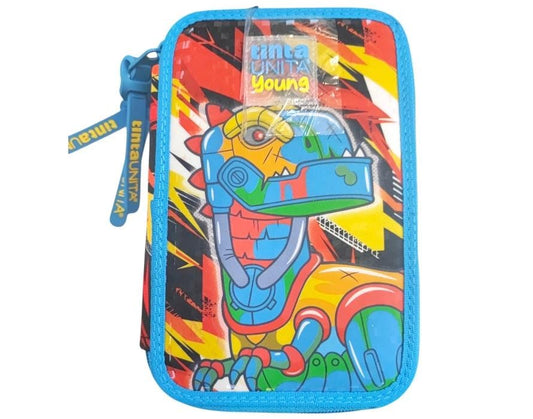 TINTA UNITA ASTUCCIO 3 ZIP YOUNG BOY DINO/SHARK