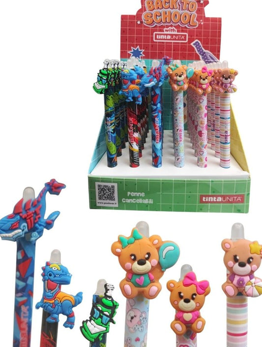 TINTA UNITA YOUNG CLICK PENNA CANCELLABILE ROSSO