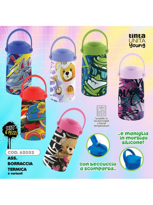 TINTA UNITA KIDS YOUNG BORRACCIA TERMICA 550ML ASSORTITA