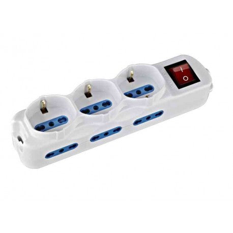 AIGOSTAR MULTIPRESA MOBILE 16A 9 POSIZIONI CON INTERRUTTORE