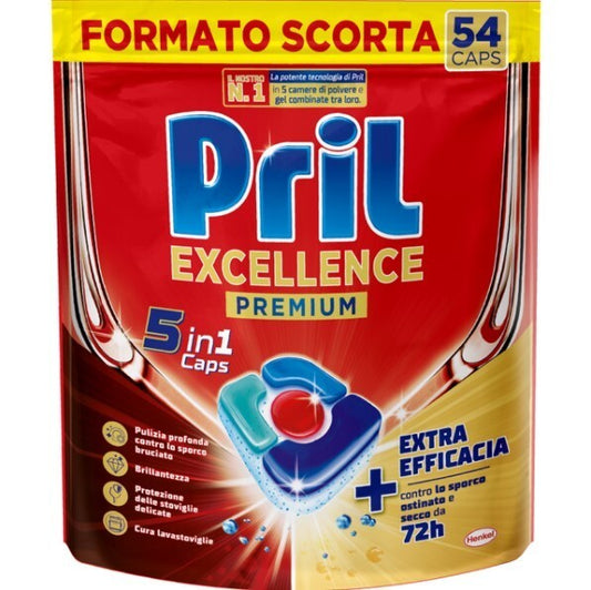 PRIL EXCELLENCE PREMIUM 5IN1 CAPS 54 CAPS
