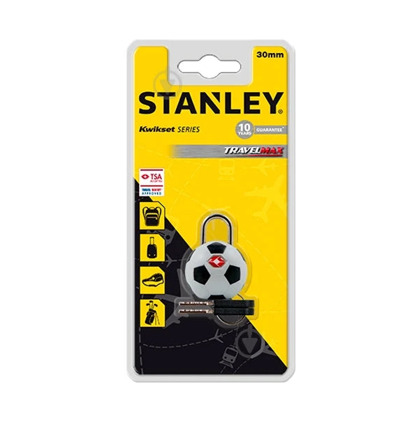 STANLEY TRAVEL MAX LUCCHETTO 30MM FORMA PALLONE