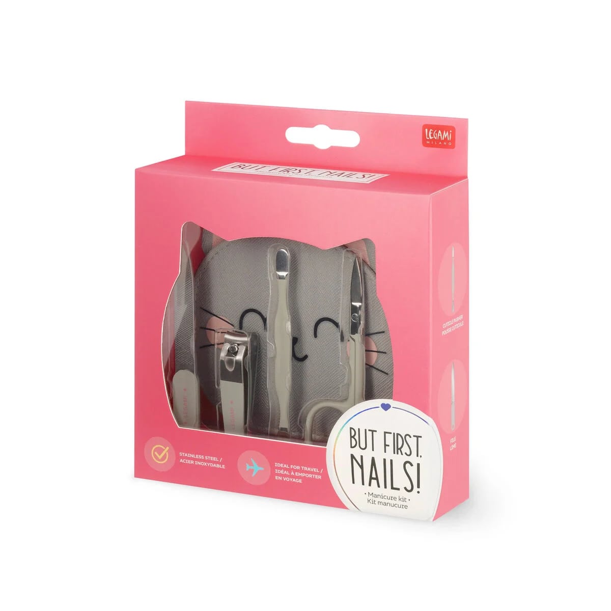 LEGAMI MILANO KIT MANICURE BUT FIRST, NAILS! KITTY