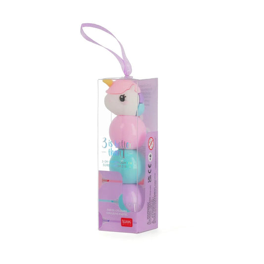 LEGAMI MILANO EVIDENZIATORE 3 IN 1 3 IS BETTER THAN 1 UNICORN