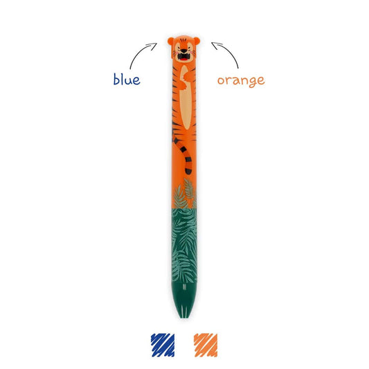LEGAMI MILANO PENNA A SFERA A DUE COLORI CLICK&CLACK TIGER