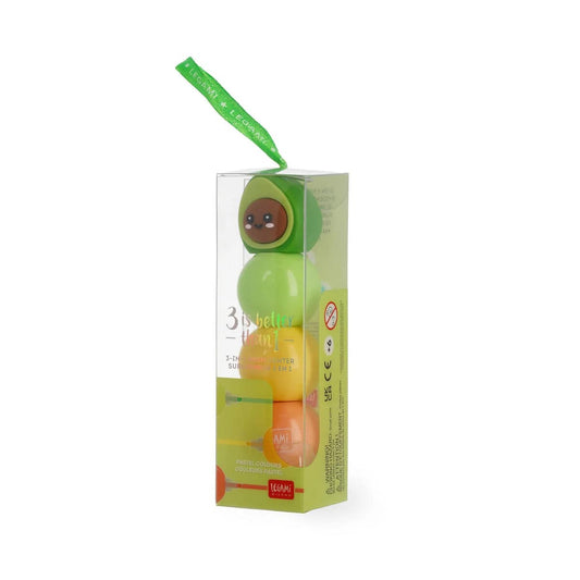 LEGAMI MILANO EVIDENZIATORE 3 IN 1 3 IS BETTER THAN 1 AVOCADO