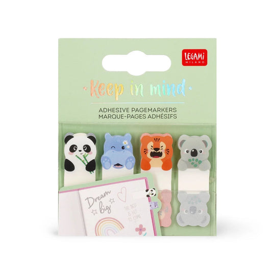 LEGAMI MILANO SEGNAPAGINA ADESIVI KEEP IN MIND CUTE ANIMALS