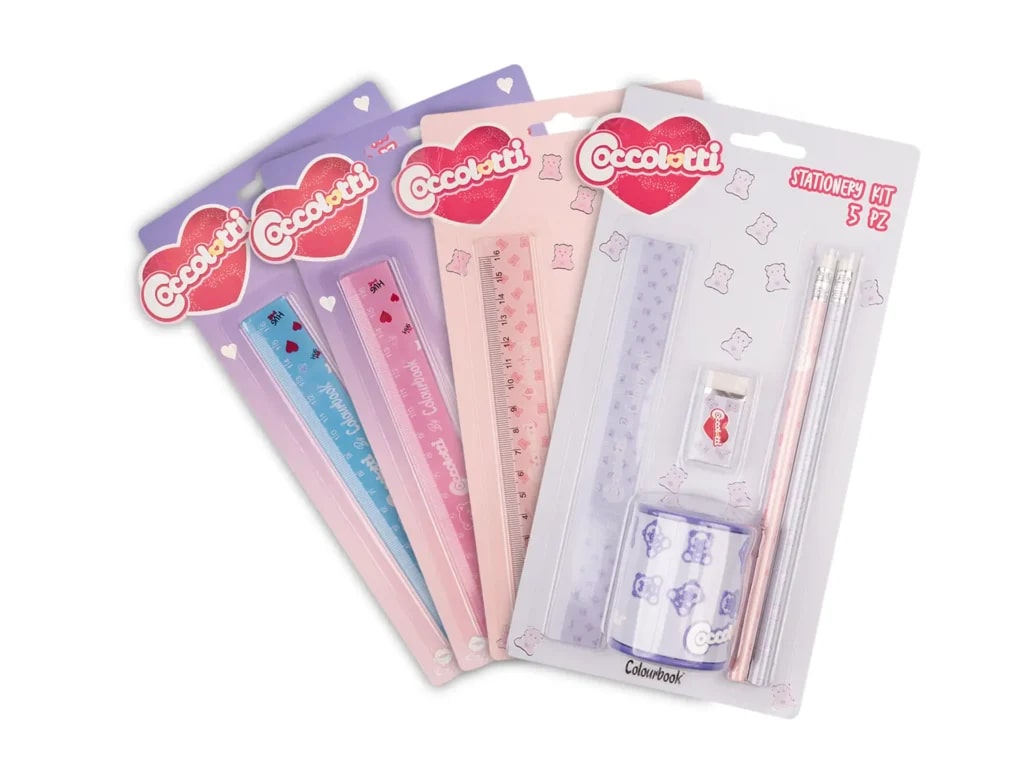 COLOURBOOK COCCOLOTTI STATIONERY KIT 5PZ ASSORTITO