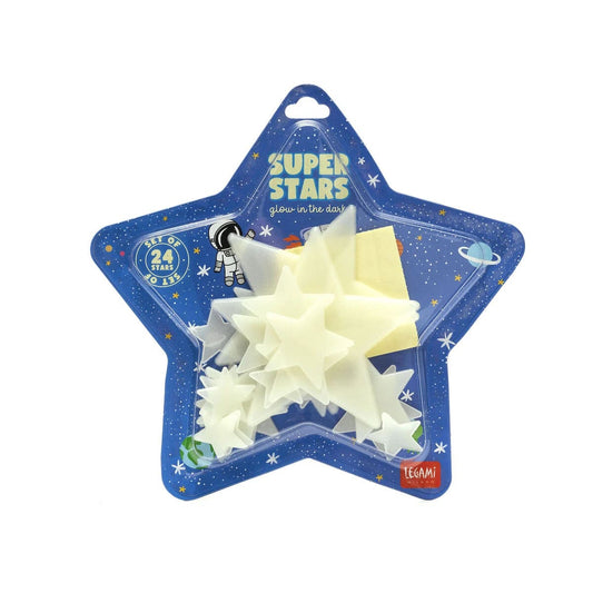 LEGAMI MILANO STELLE FOSFORESCENTI ADESIVE SUPER STARS SPACE