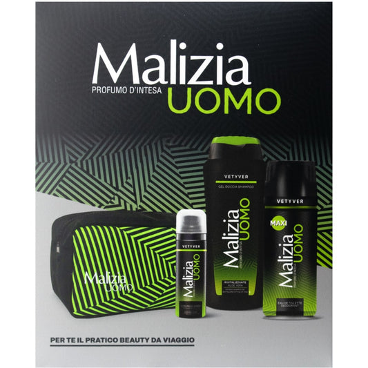MALIZIA UOMO CONFEZIONE REGALO VETYVER
