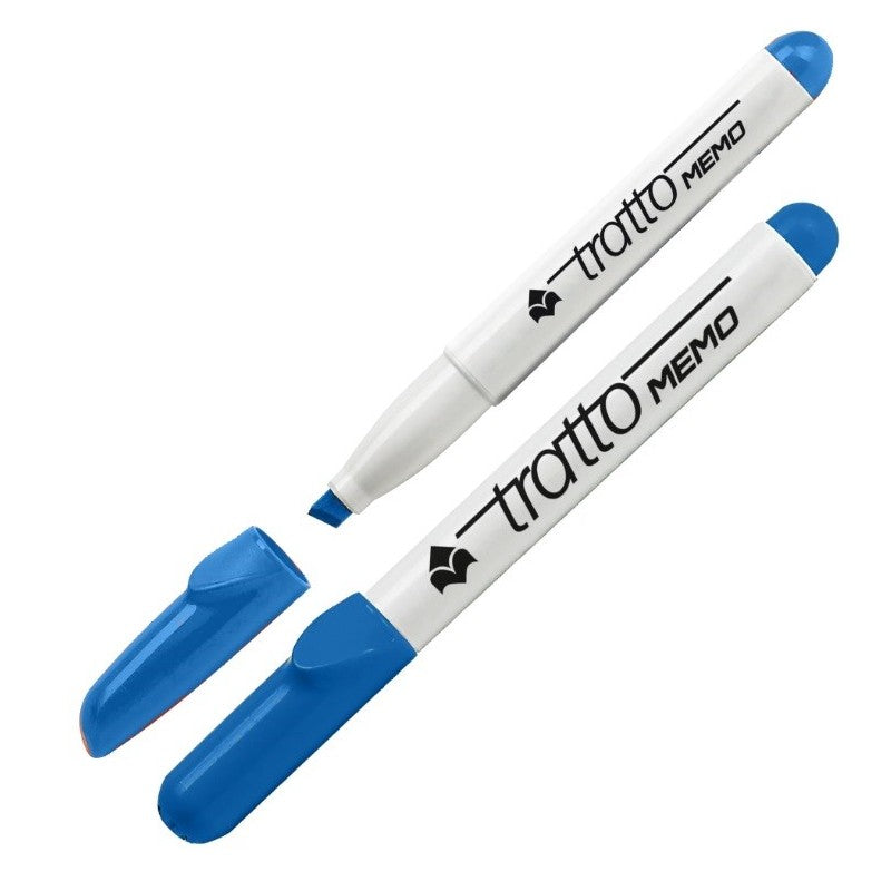 TRATTO MEMO WHITEBOARD PUNTA SCALPELLO BLU