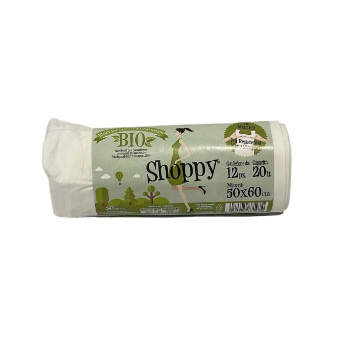 SMP SHOPPY BIO 12PZ 50X60 20 LT CON MANIGLIE