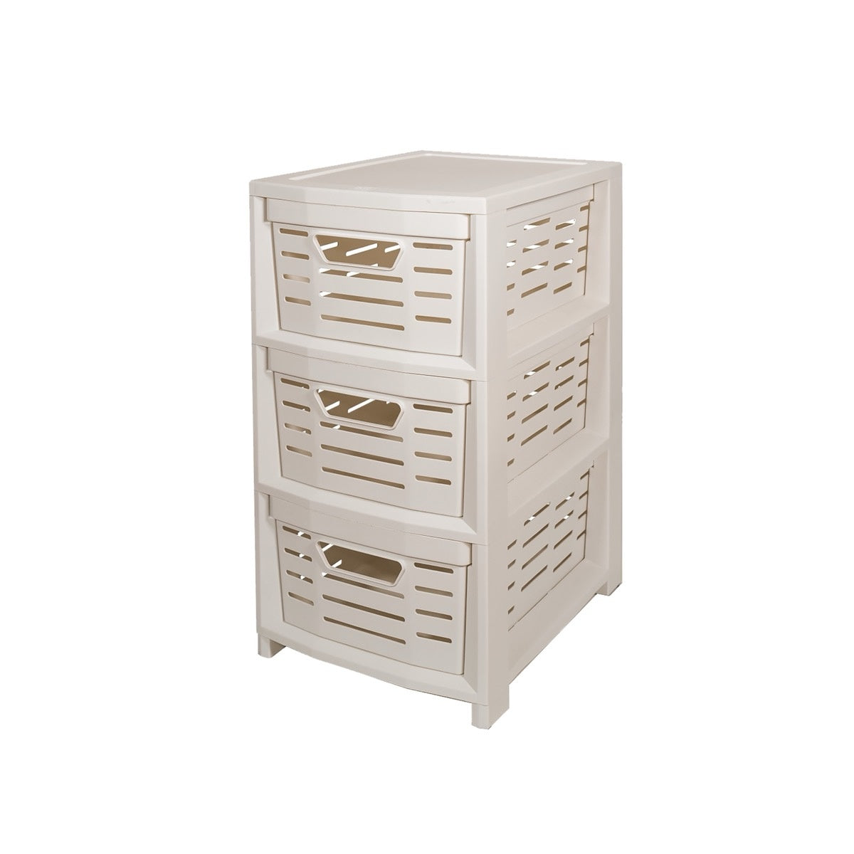 BELLI E FORTI CARRELLO UNIKO 3 CASSETTI CM.36,5X28,5X51,5 BIANCO