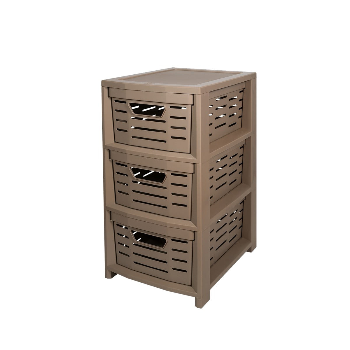 BELLI E FORTI CARRELLO UNIKO 3 CASSETTI CM.36,5X28,5X51,5 TORTORA