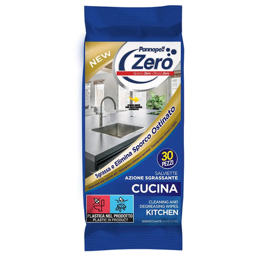 EUDOREX PANNOPELL ZERO SALVIETTE AZIONE SGRASSANTE CUCINA 30PZ