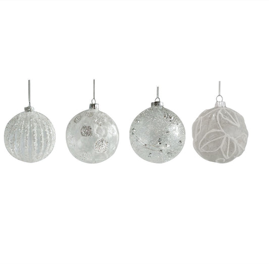 KASAVIVA NATALE SFERA VETRO CRYSTAL CM.8