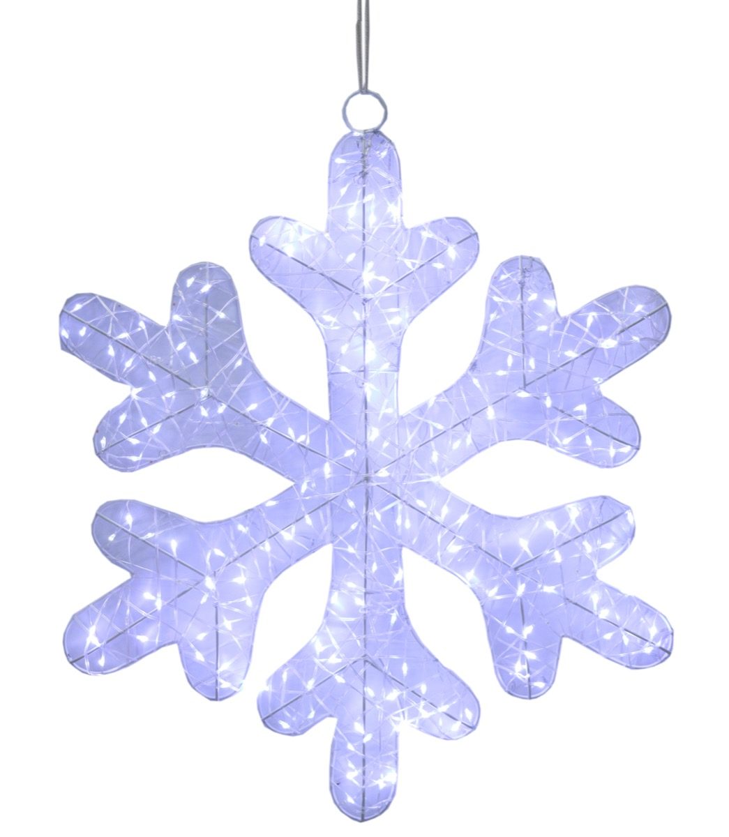 KASAVIVA NATALE FIOCCO DI NEVE 210 LED GHIACCIO CM.60