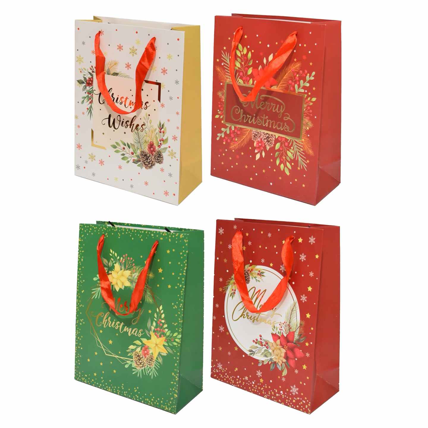 KASAVIVA NATALE BUSTA CARTA CM.18X23X10 NATALE CLASSIC ASSORTITA