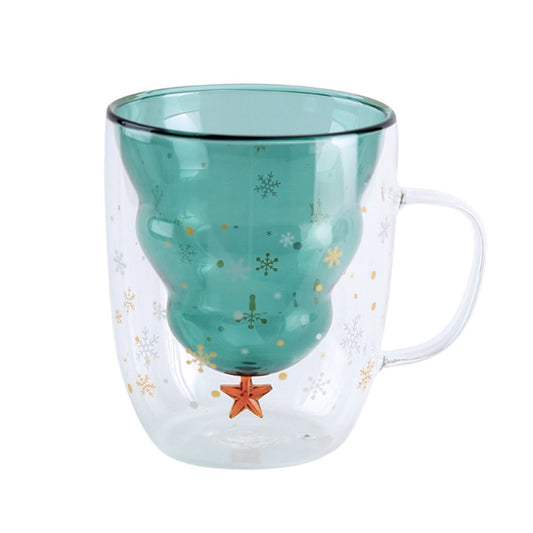 KASAVIVA NATALE TAZZA IN VETRO DOUBLE WALL STARS