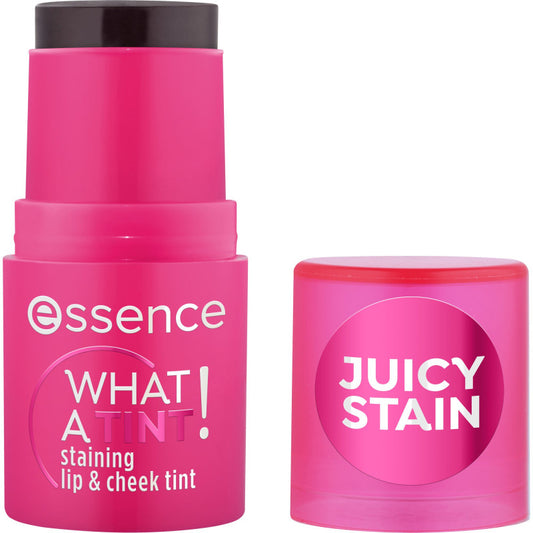 ESSENCE BABY JUICY STAIN WHAT A TINT! TINTA LABBRA E GUANCE 10 RASPBERRY VIBES