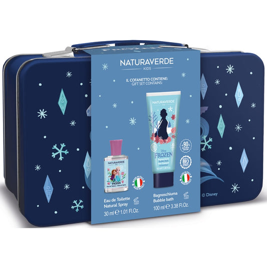 NATURAVERDE KIDS FROZEN CONFEZIONE EDT 30ML + BAGNOSCHIUMA 100ML + VALIGETTA LATTA