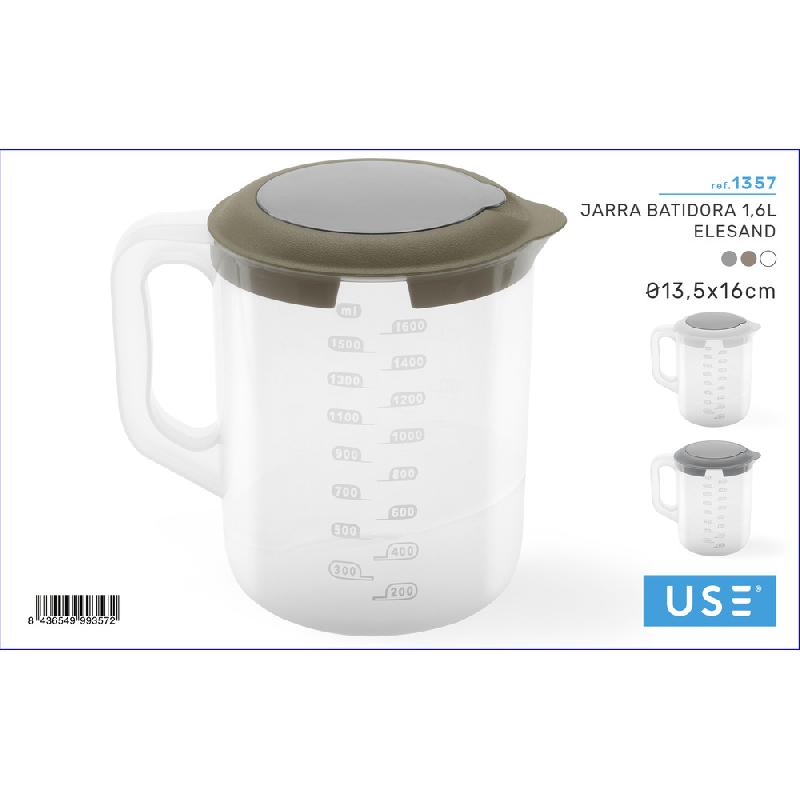USE CARAFFA GRADUATA CON COPERCHIO 1,6L