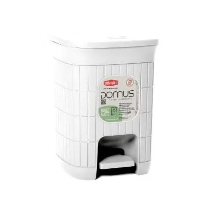 STEFANPLAST DOMUS PATTUMIERA A PEDALE DA BAGNO 6LT BIANCO POLVERE