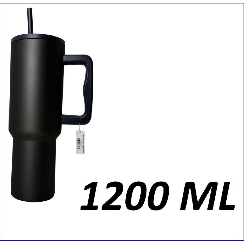 MILLE BACI BORRACCIA IN METALLO CON MANICO 1200ML CANNA DI FUCILE USA-19