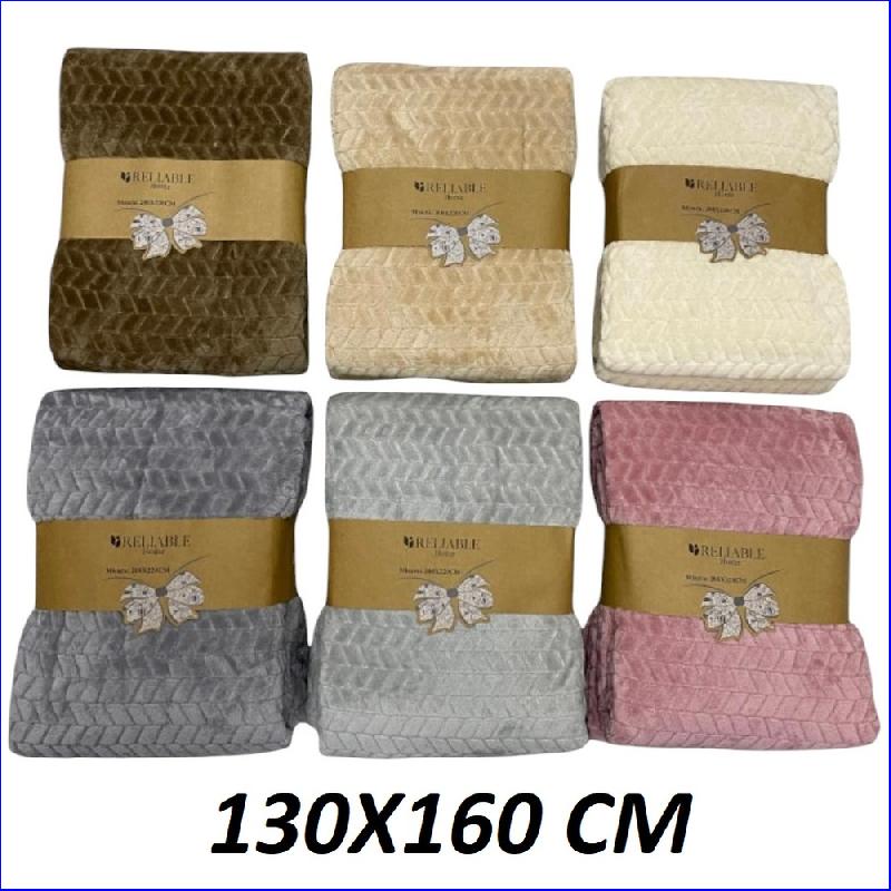 RELIABLE PLAID VIOLACIOCCA FLANEL CM.130X160