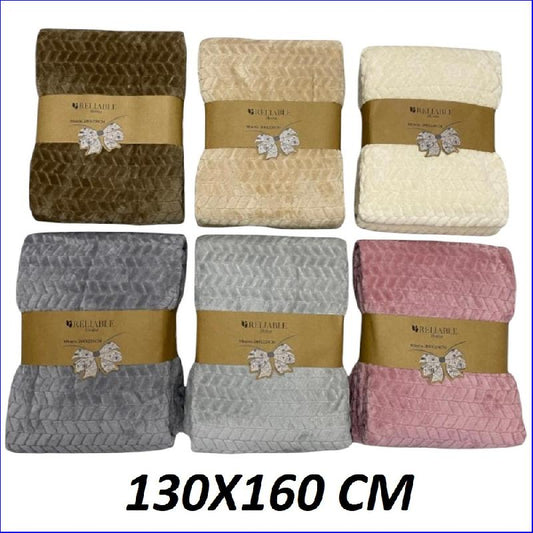 RELIABLE PLAID VIOLACIOCCA FLANEL CM.130X160