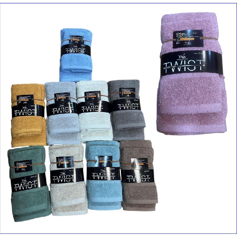 MASTRO BIANCO TWIST ASCIUGAMANI SPUGNA 1+1 ASSORTITA