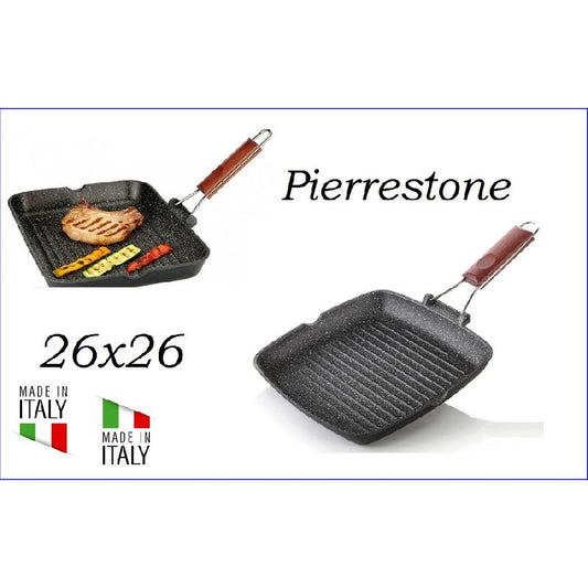 ANTIKARS PIERRESTONE BISTECCHIERA GRILL CON MANICO CM.26X26