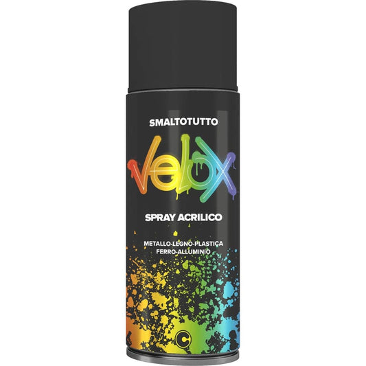 CAPALDO SMALTOTUTTO VELOX SMALTO SPRAY ACRILICO 400ML NERO OPACO
