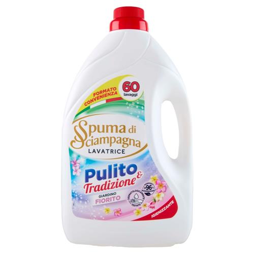 SPUMA DI SCIAMPAGNA LAVATRICE LIQUIDO 3L 60LAV. GIARDINO FIORITO