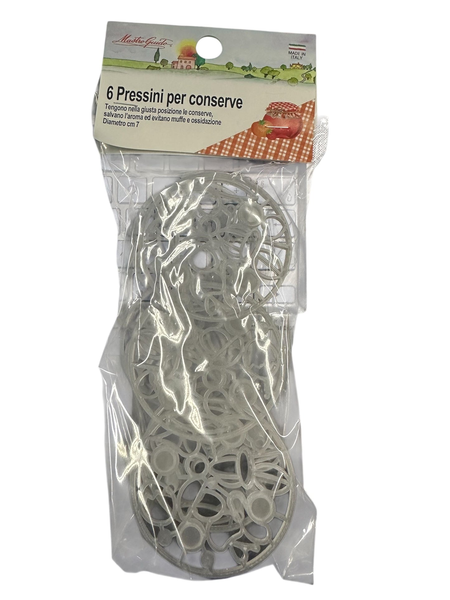 DEMOLLI MASTRO GUIDO PRESSINI PER CONSERVE DIAMETRO CM.10,5 5PZ