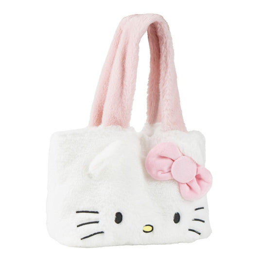 CERDA' HELLO KITTY BORSA CON MANICI IN PELUCHE